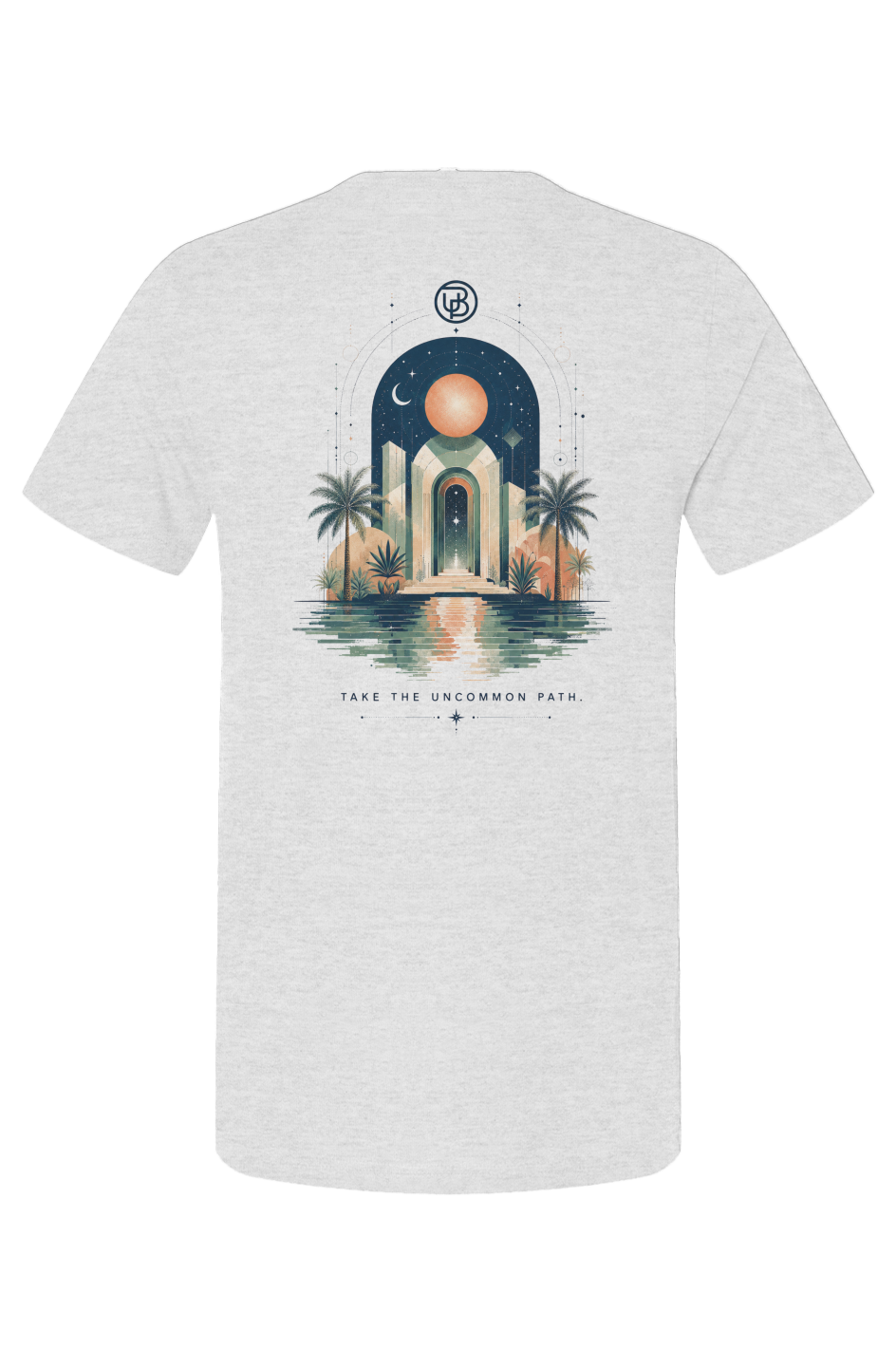 Threshold Back-Print Tee — Take the Uncommon Path 