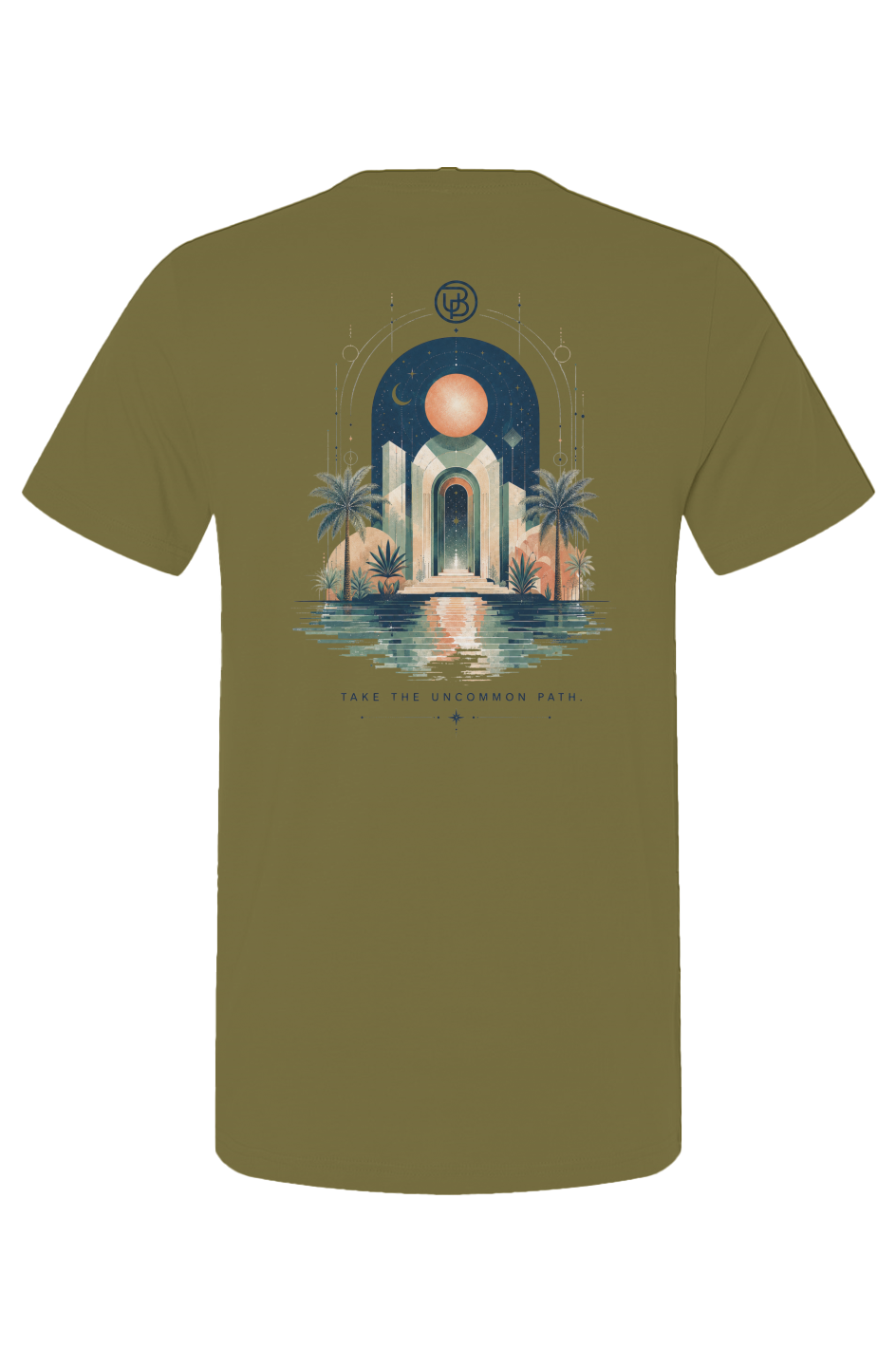 Threshold Back-Print Tee — Take the Uncommon Path 